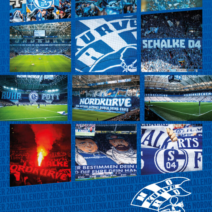 Nordkurvenkalender 2026 – FC Schalke 04 Fankultur und Choreografien